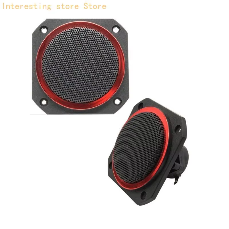 4 Inch Square Piezoelectric Tweeter Speakers with Grille