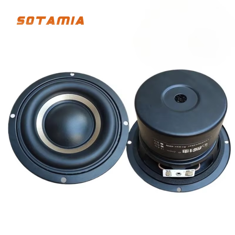SOTAMIA 4 Inch 40W DIY Subwoofer Speaker 4/6/8 Ohm