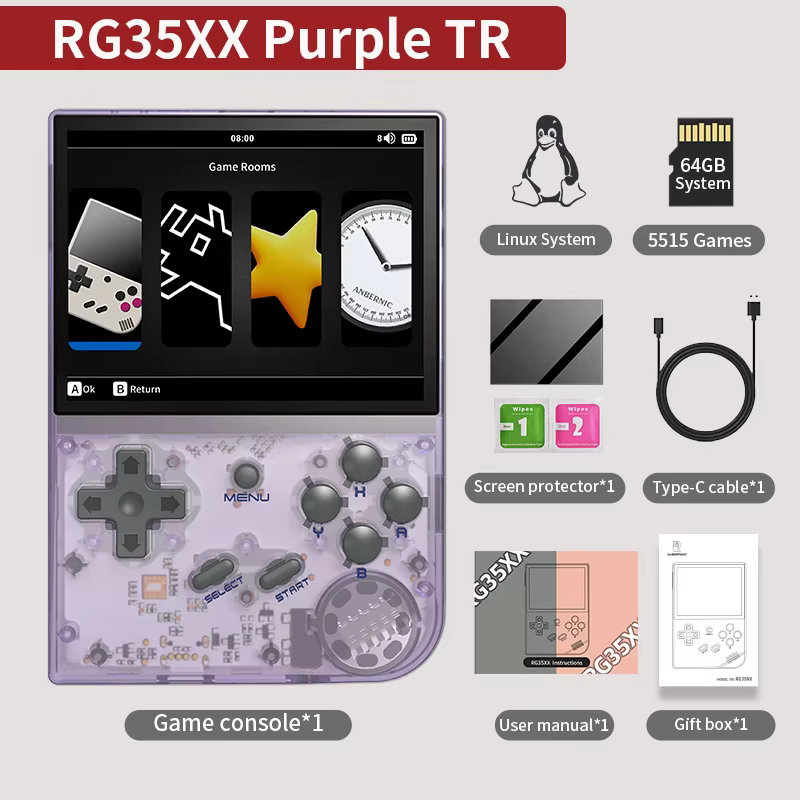 Anbernic RG35XX Plus 3.5" IPS Retro Game Console