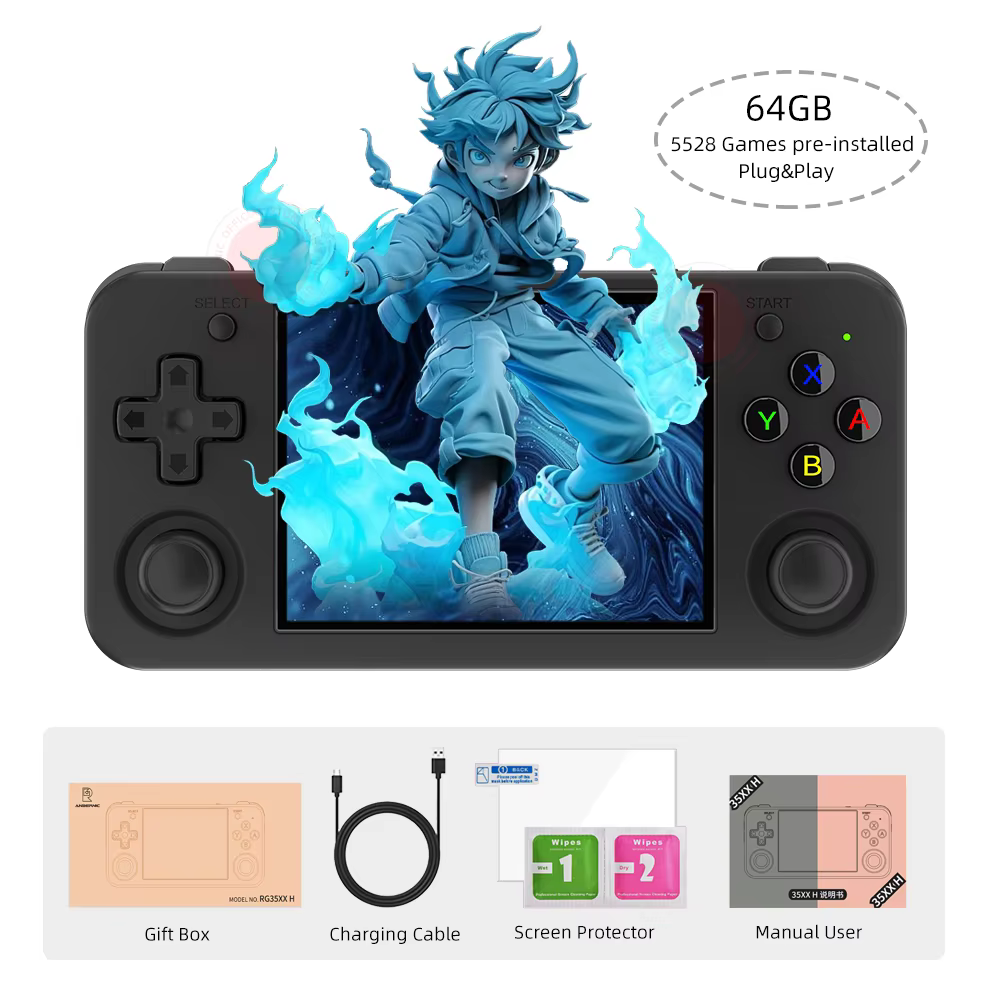Anbernic RG35XX H Retro Handheld Console 3.5-Inch IPS
