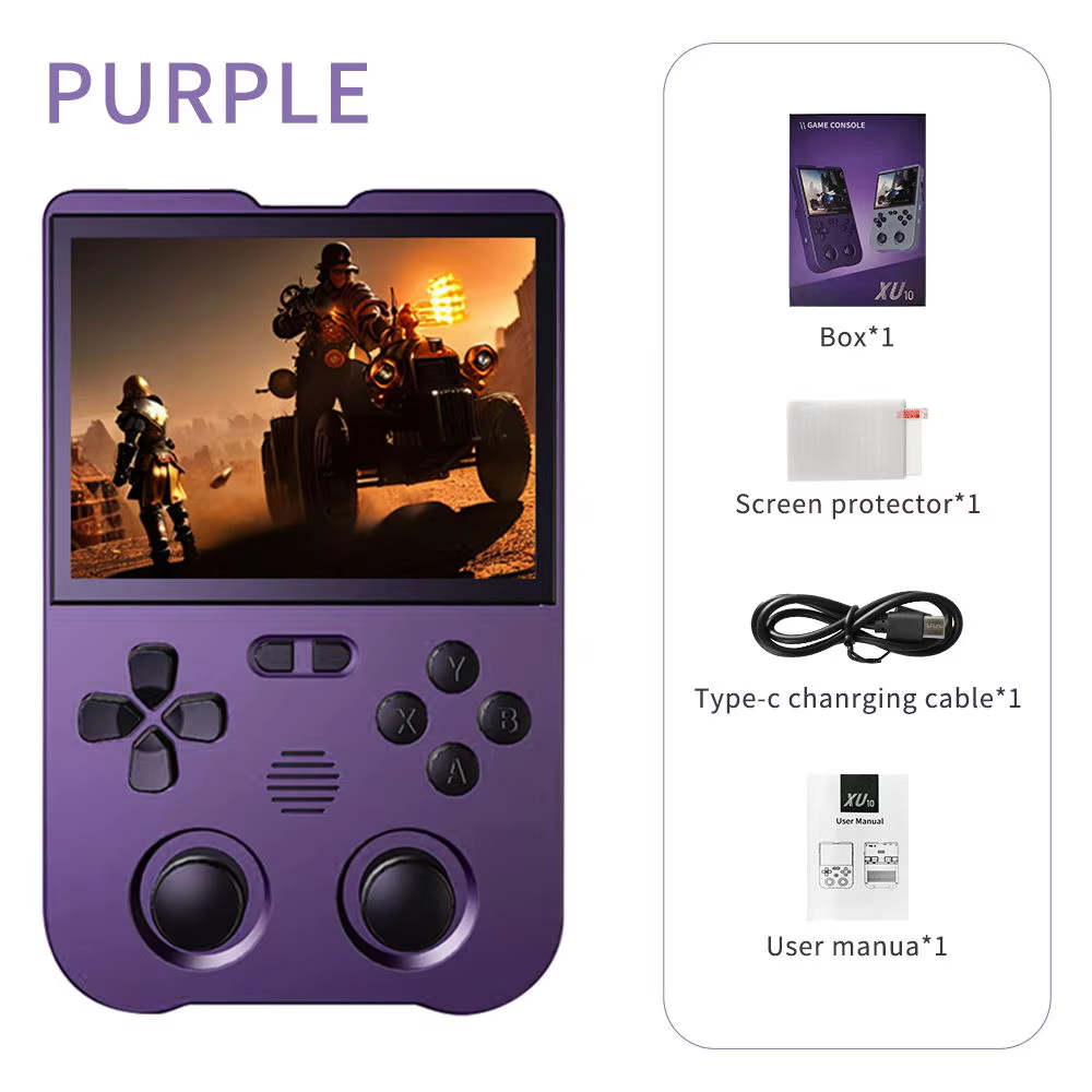 XU10 2.0 Retro Handheld Console with 3.5-Inch IPS Screen
