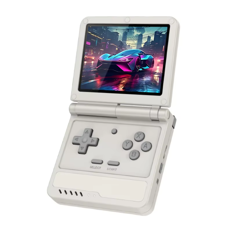 POWKIDDY Retro Flip V90S Handheld Game Console 3.5-inch IPS