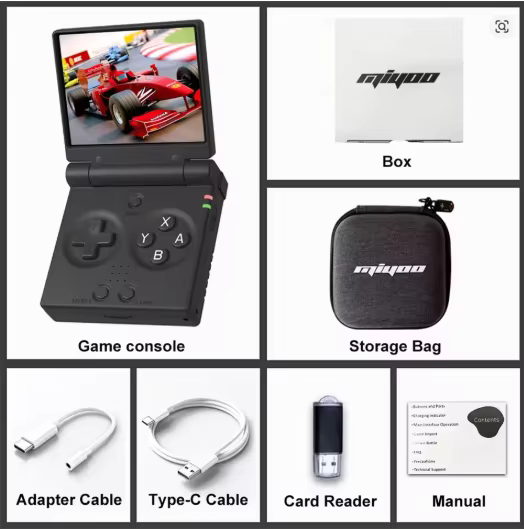 MIYOO Mini Flip 2.8'' IPS Retro Handheld Console