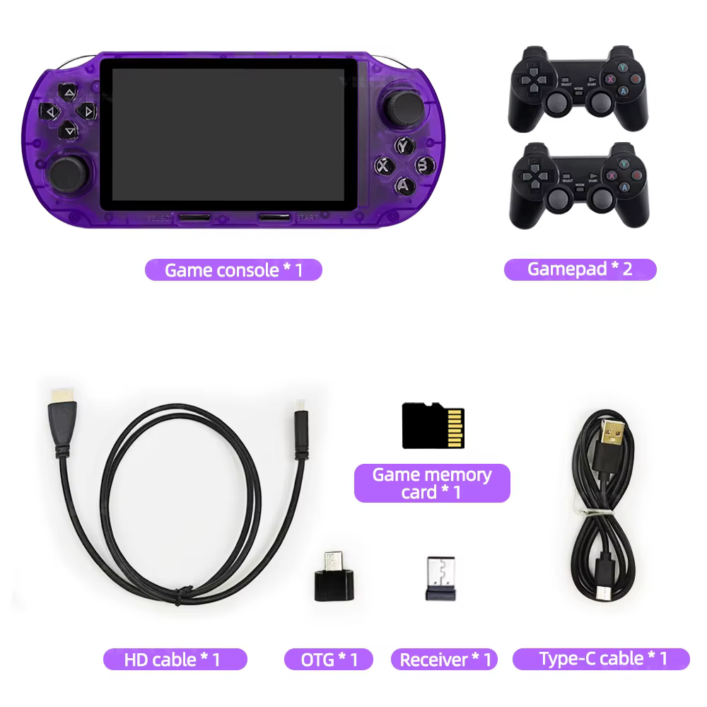 VILCORN SF3000 4.5-inch HD Handheld Retro Game Console