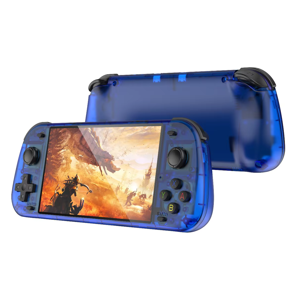 New R50S Retro Handheld Game Console 5.1in HD Screen