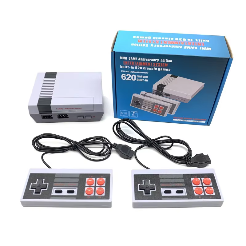 Retro Mini Game Console with 620 Classic 8-Bit Games