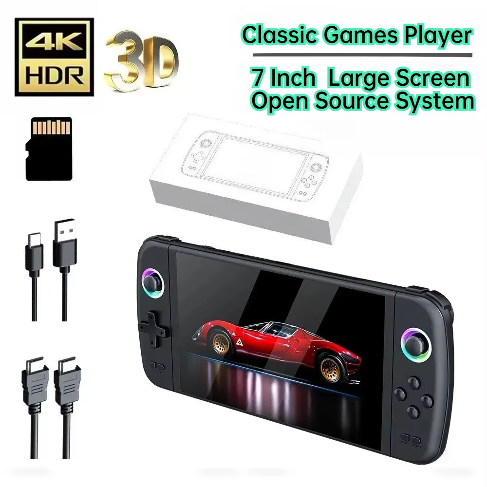 M27 Retro 7-Inch Portable Handheld Game Console 128GB