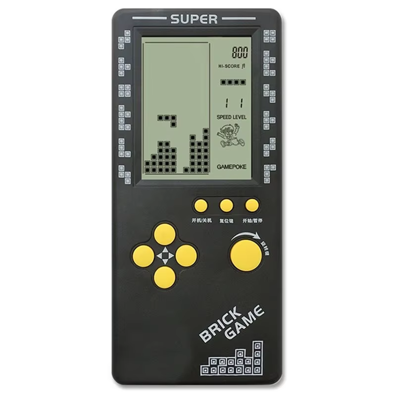 Tetris 4.1 Inch Retro USB Rechargeable Game Console