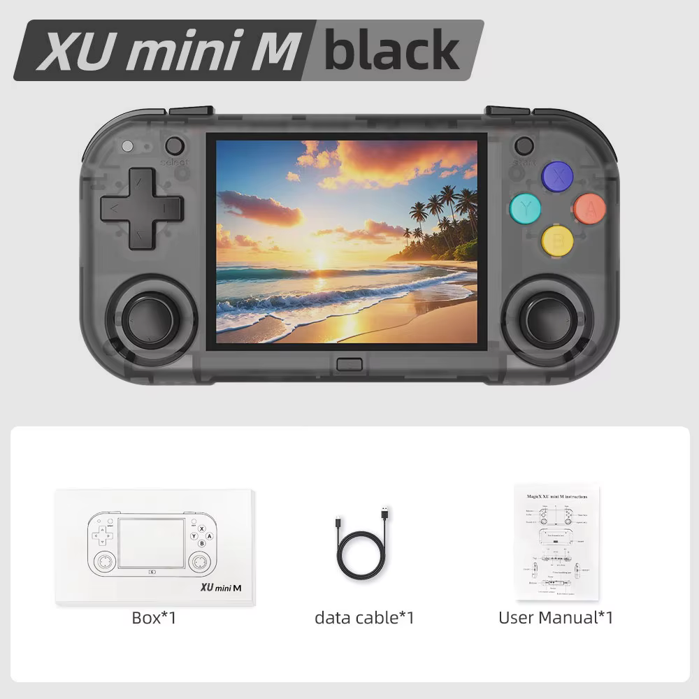 XU MINI M 2.8'' Handheld Retro Game Console Linux OS