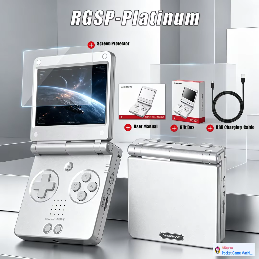 Anbernic RG SP 3.4'' IPS Linux Retro Game Console
