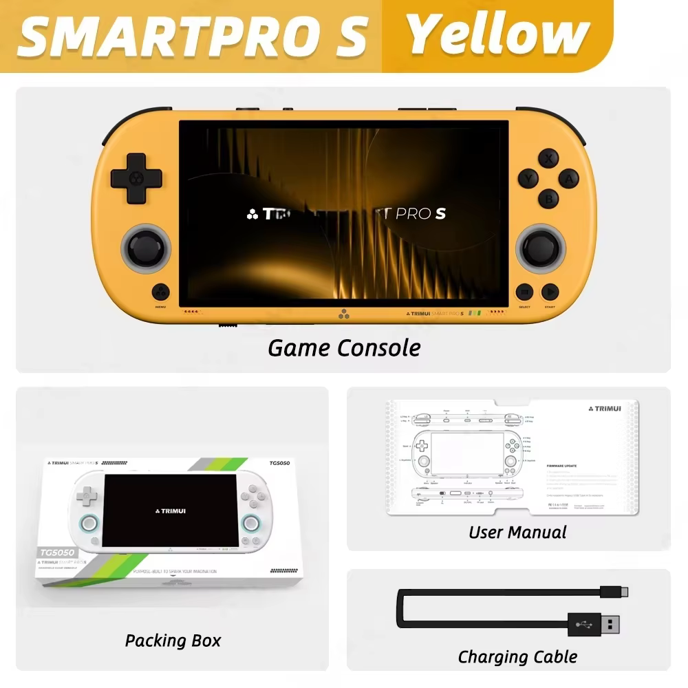 Trimui Smart Pro S Handheld Console 4.96'' IPS Screen