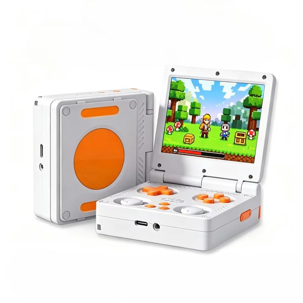 RS-16 Flip Retro Handheld Game Console 3.5inch IPS Screen