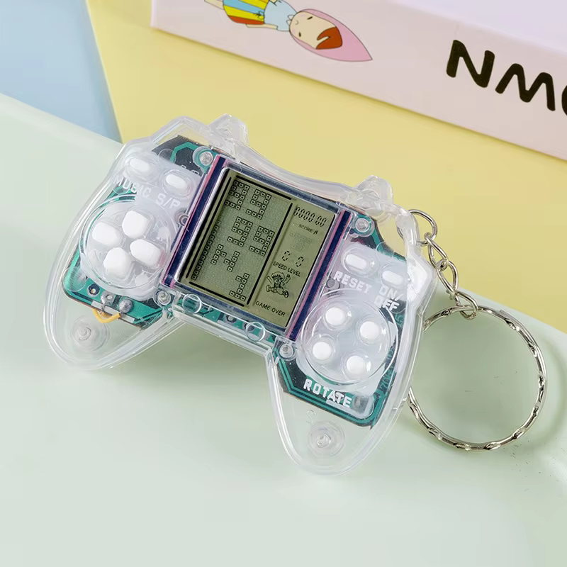 Mini Handheld Game Console Keychain with 26 Games