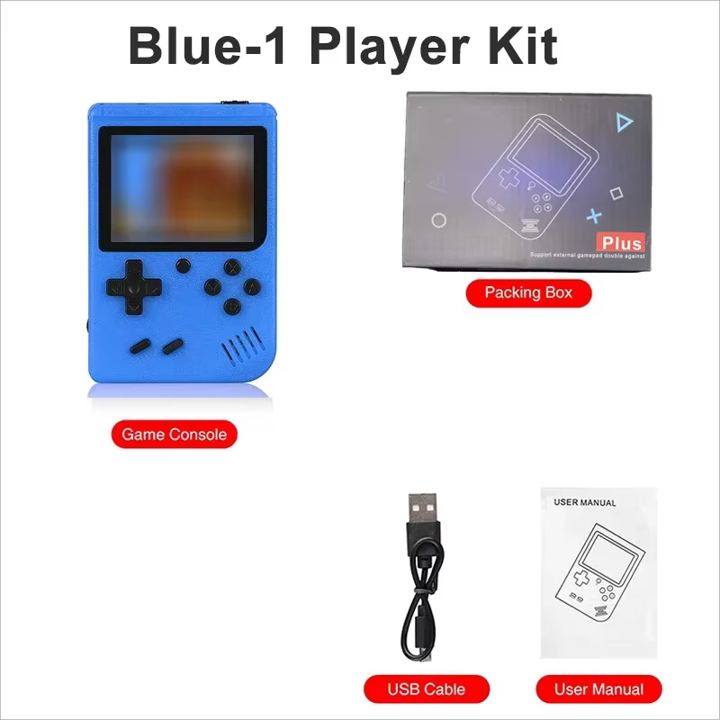 8-Bit Mini Retro Handheld Game Console with 400 Games