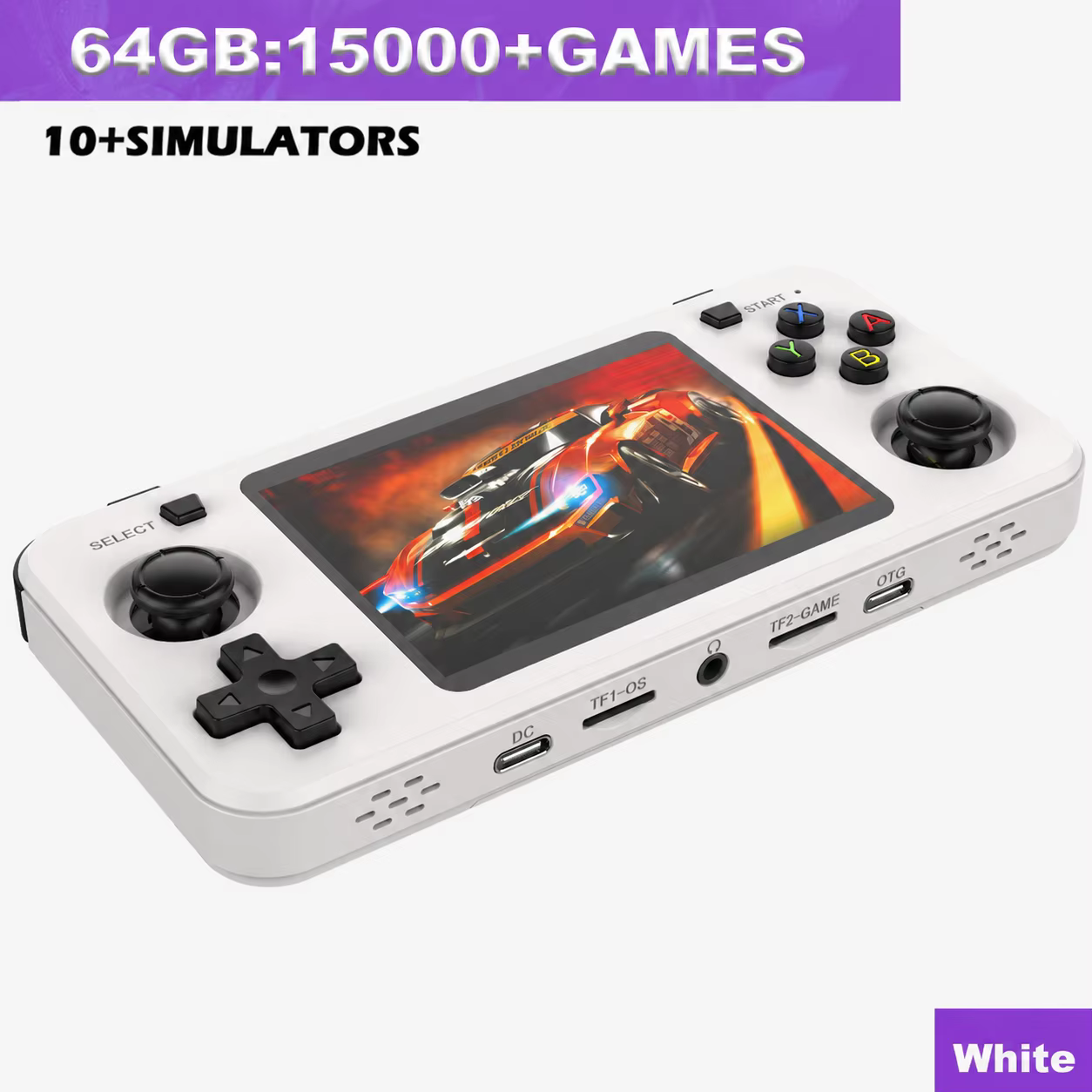 R36H Retro Handheld Console Linux 3.5" IPS Screen