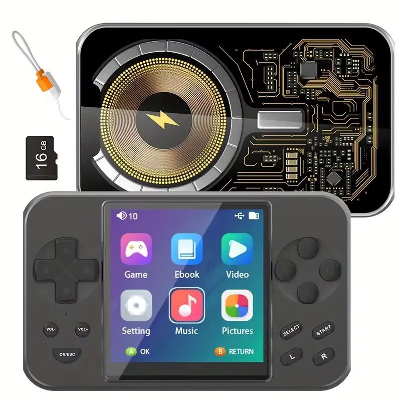 6000-in-1 Retro Handheld Game Console with Power Bank