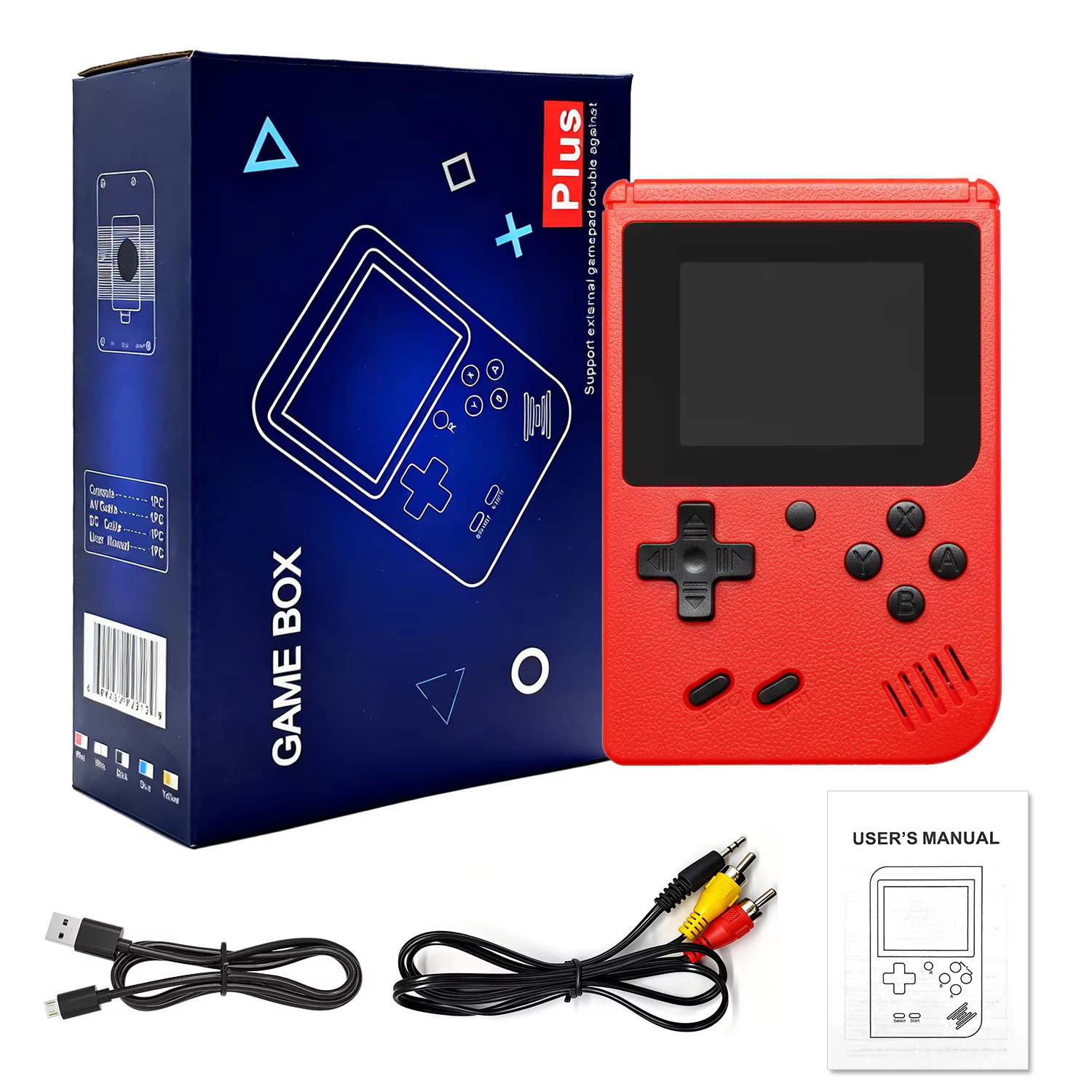 Portable Mini Plus Handheld Video Game Console with 500 Games