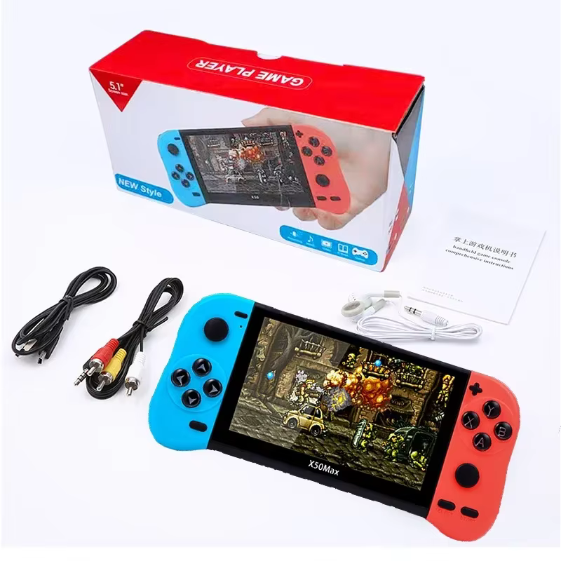 X50 MAX Retro Game Console 128GB 5.1" HD Screen TV Output