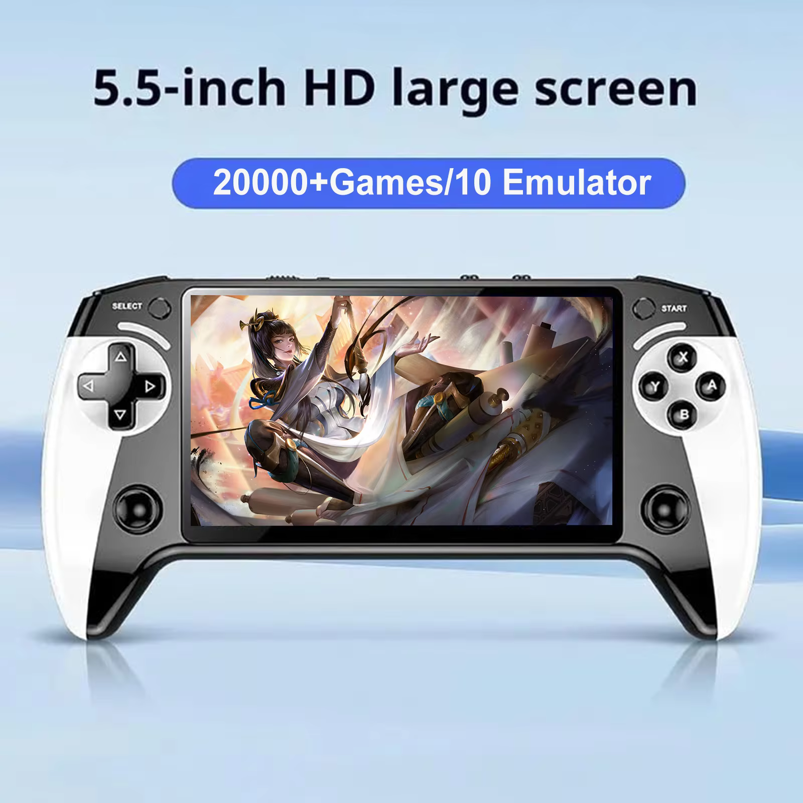 X9 Retro Handheld Game Console 5.5 Inch Screen 20000+ Games