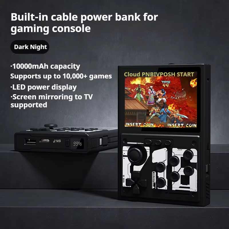 GigaRush 3.2in Handheld Game Console Power Bank 10000mAh