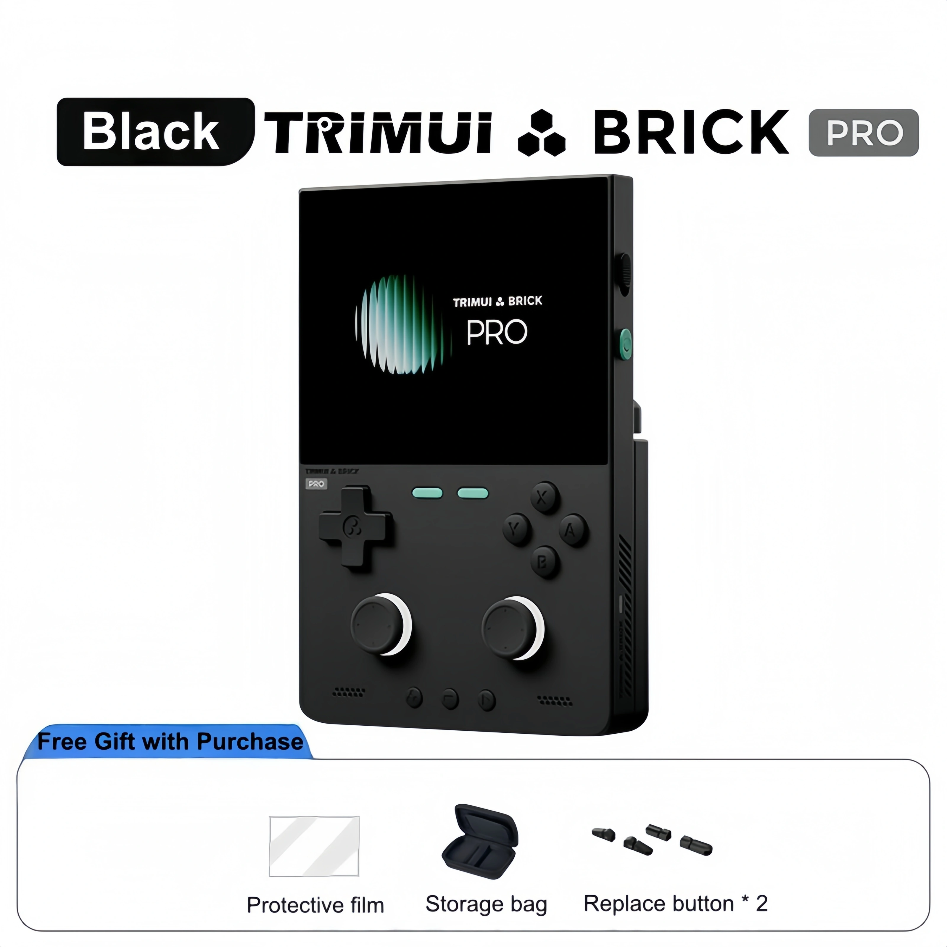 TRIMUI BRICK PRO Retro Handheld Game Console Portable 3.95 Inch