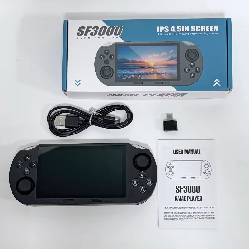 SF3000 4.5" Dual Joystick Open Source Handheld Console