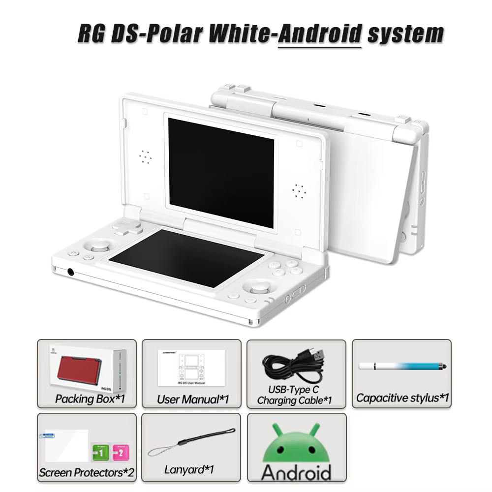 Anbernic RG DS Dual Screen Retro Android Gaming Console