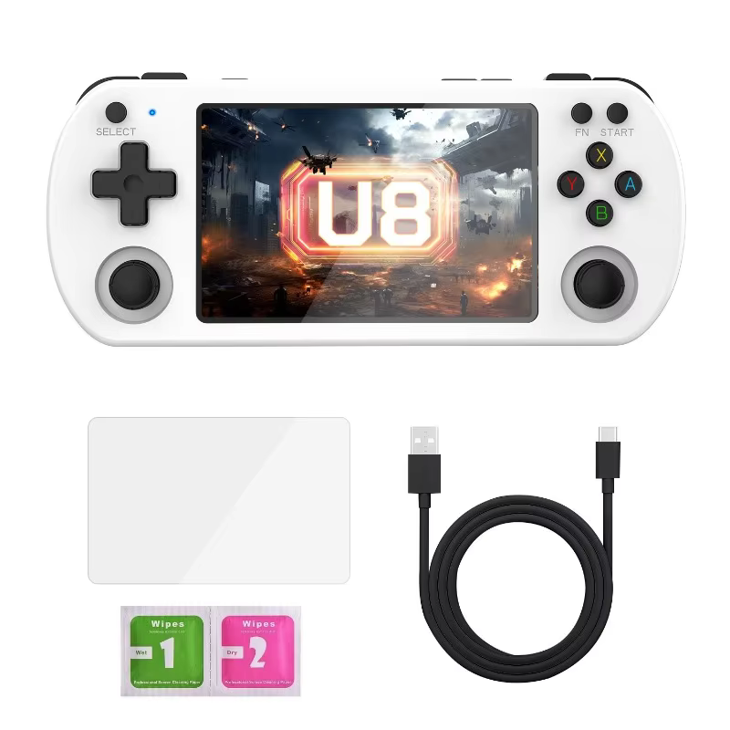U8 Retro Handheld Linux Gaming Console 4-Inch IPS Screen