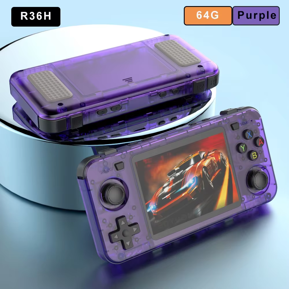 BOYHOM 3.5-inch IPS Retro Handheld Game Console 64G