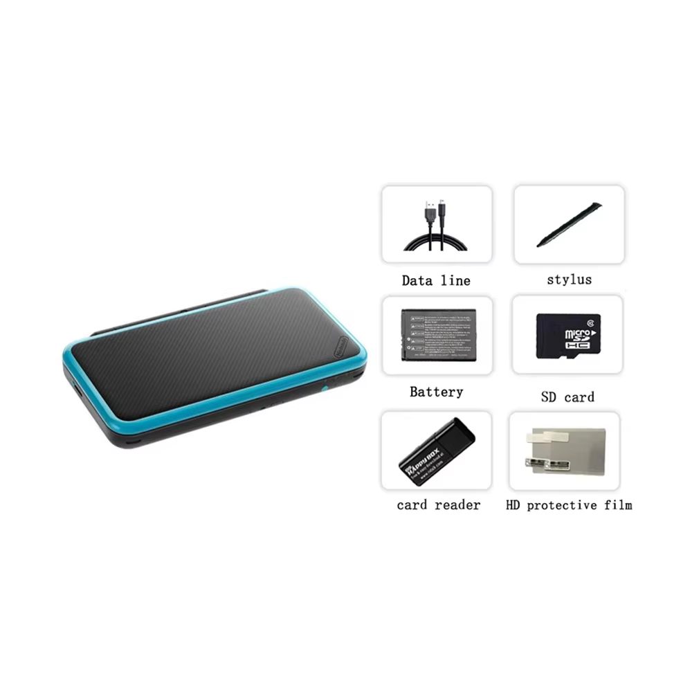 Original Refurbished NEW 2DS XL/LL Game Console with SD Card
