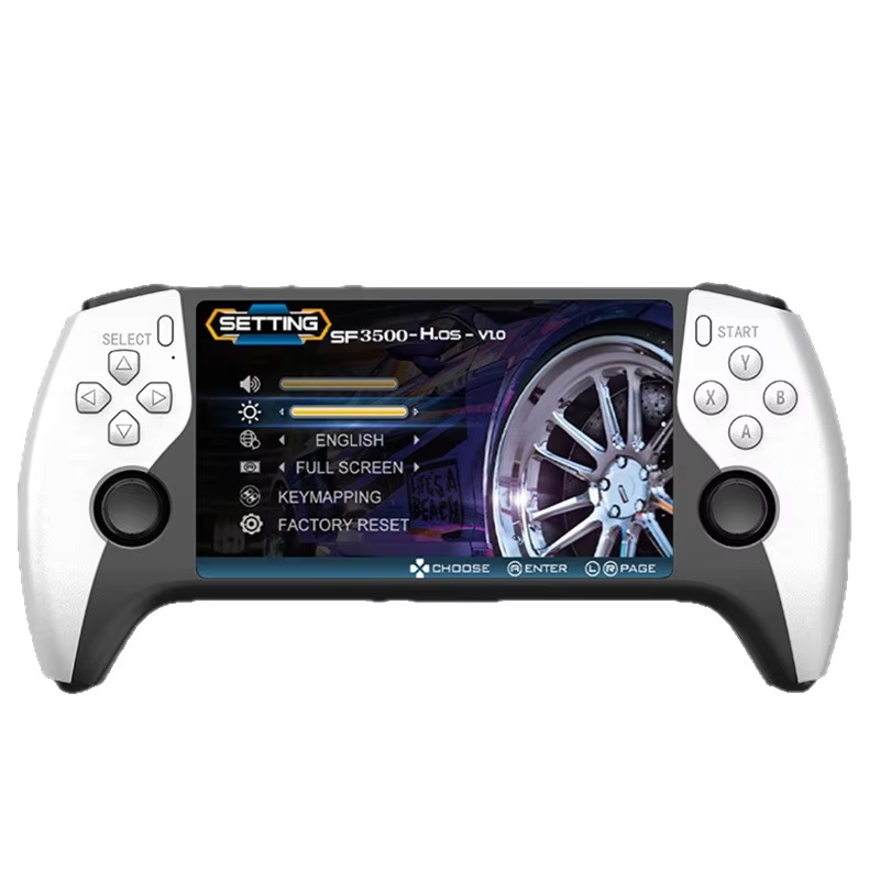HOMEFISH 5.0" Retro Mini Game Console with Dual Joysticks