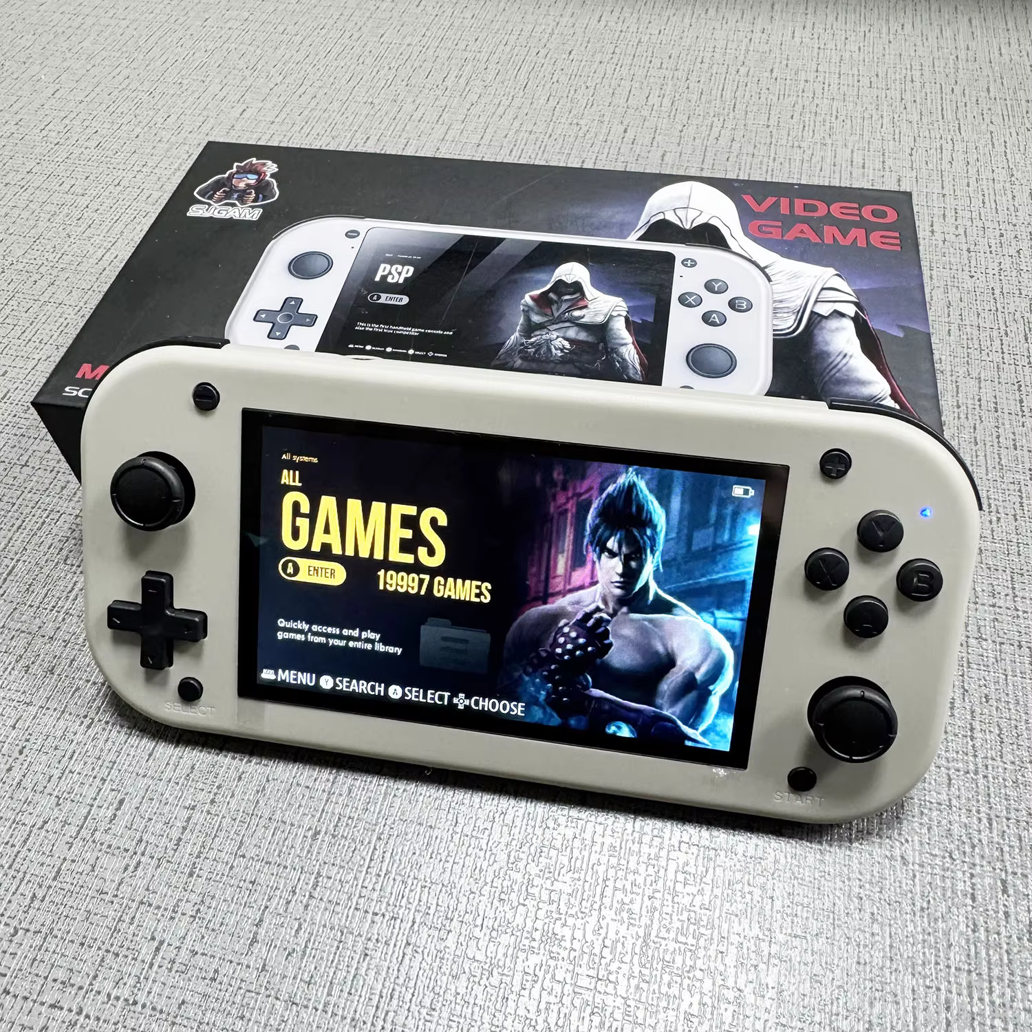M28 Handheld Retro Game Console with 7.1-inch IPS Screen