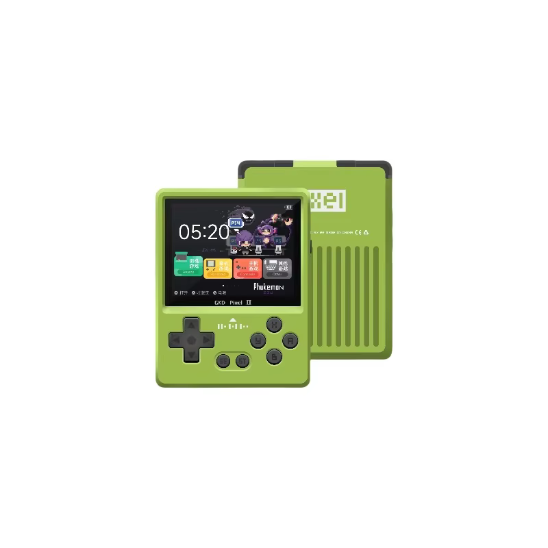 GKD Pixel 2 Retro Handheld Game Console 2.4" IPS Metal Body