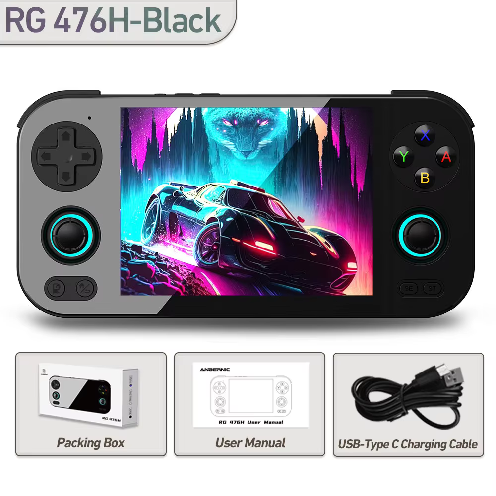 Anbernic RG 476H Retro Handheld Game Console 4.7-Inch