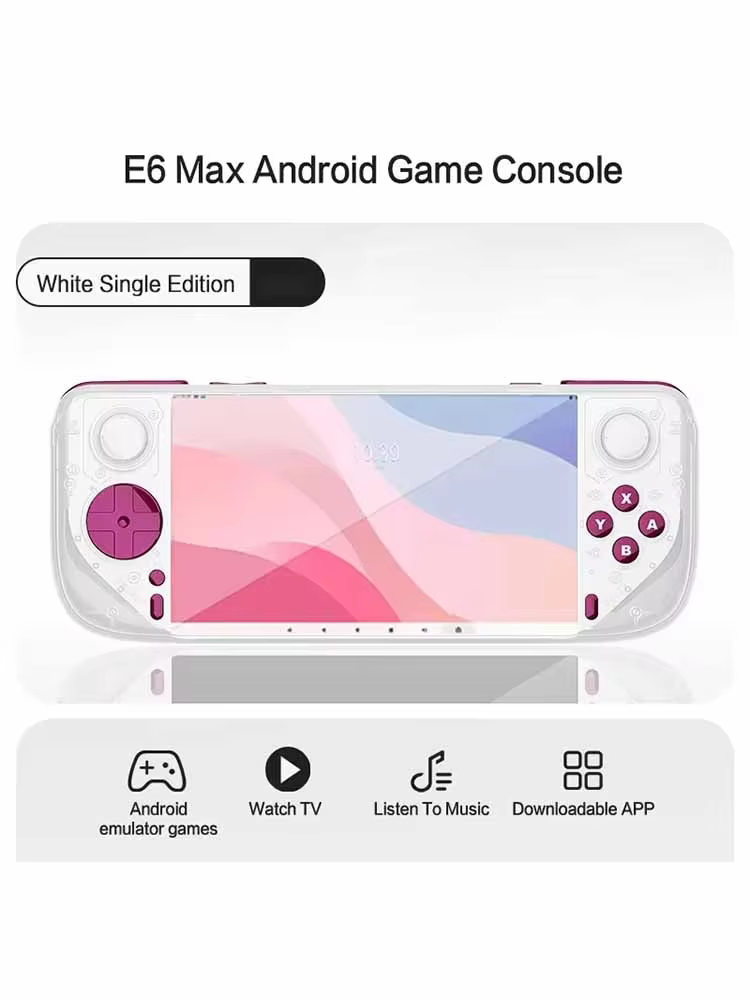 E6 MAX Retro Handheld Game Console 5-Inch Touchscreen