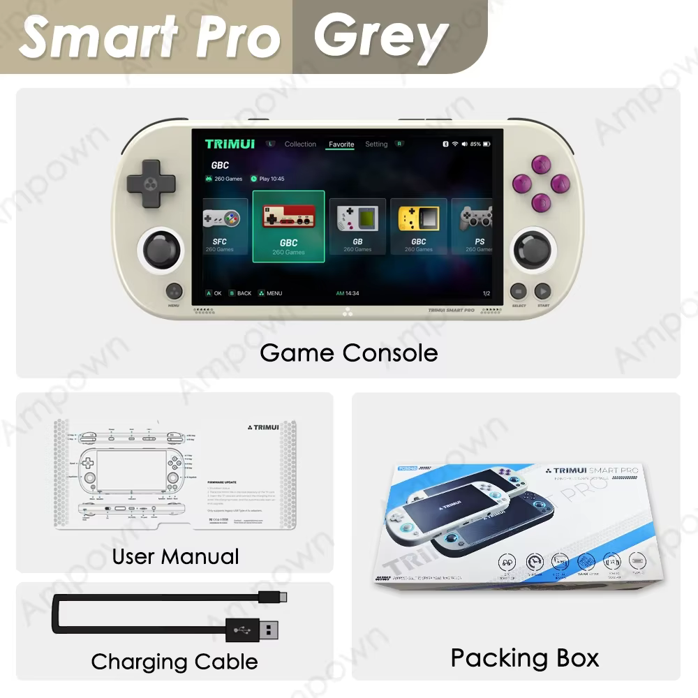 Trimui Smart Pro 4.96" IPS Retro Handheld Console
