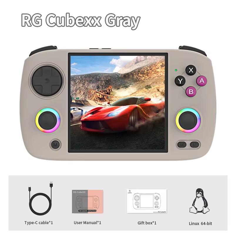 Anbernic RG CubeXX 3.95" IPS Retro Handheld Console