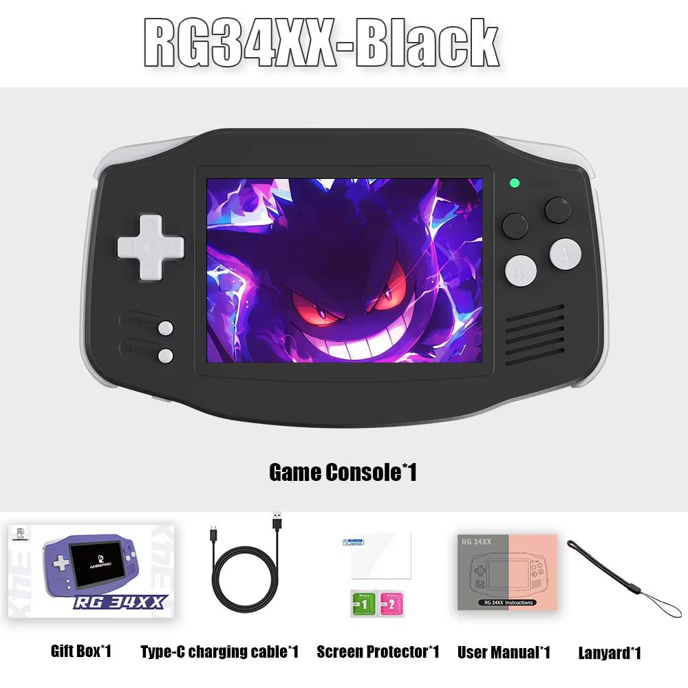 Anbernic RG34XX 64Bit Retro Handheld Game Console