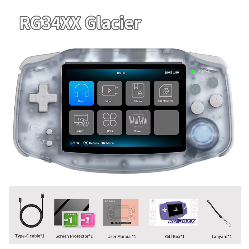 Anbernic RG34XX Retro 3.4" IPS Linux Game Console