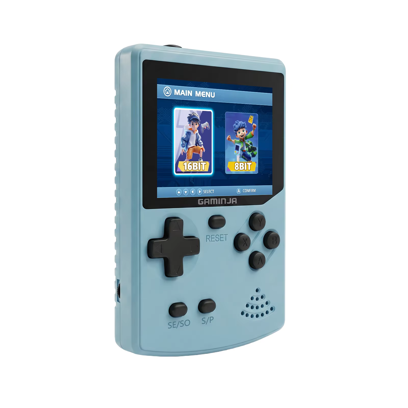 GAMINJA Retro Handheld Game Console with 300 Classic Games