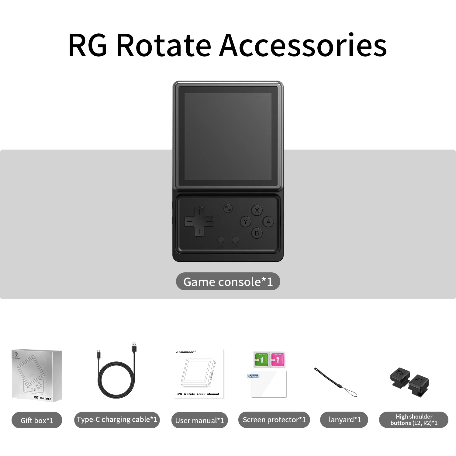 Anbernic RG Rotate 3.5" IPS Screen Android Console