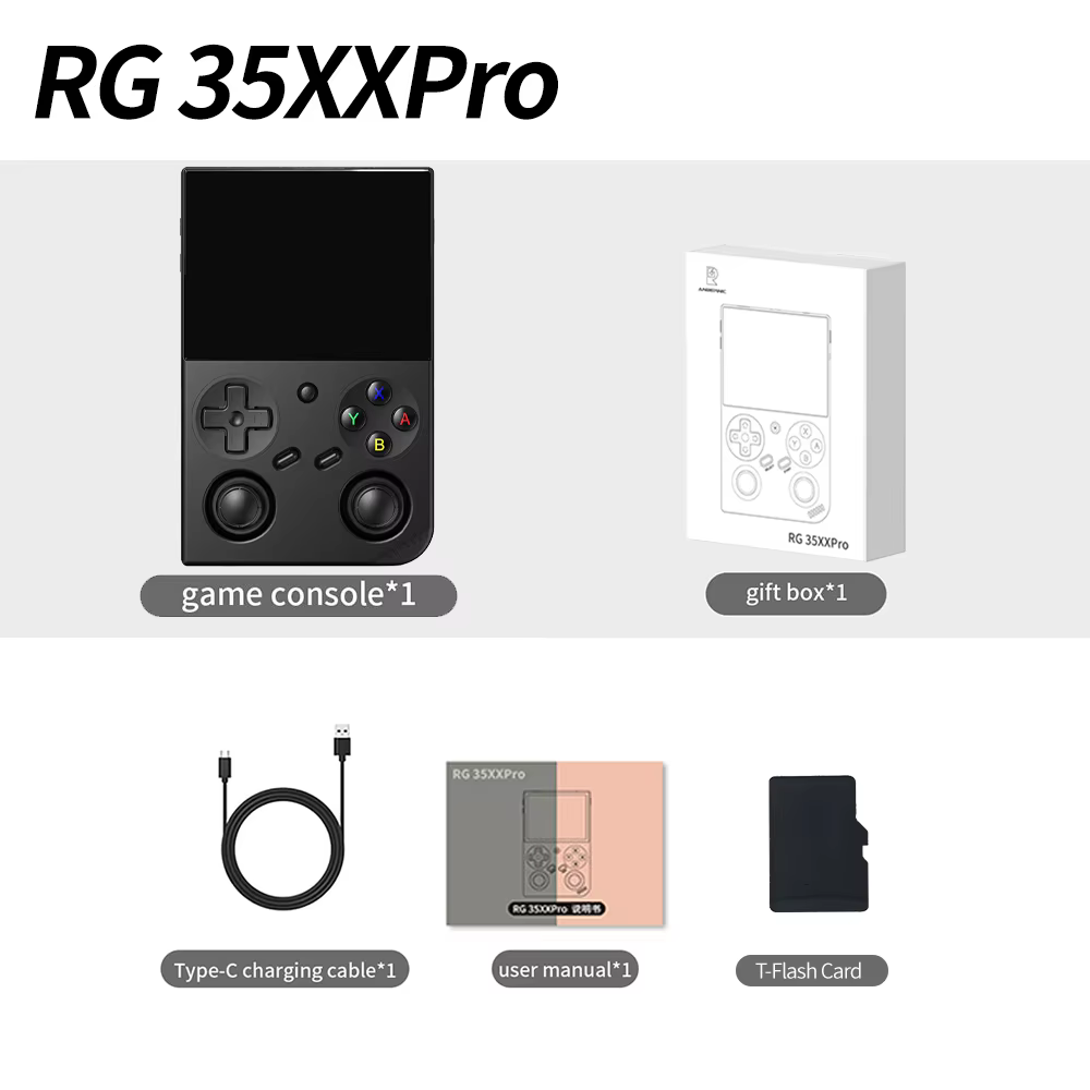 Retroid Pocket RG 35XXPRO Handheld Game Console 3.5" IPS Screen
