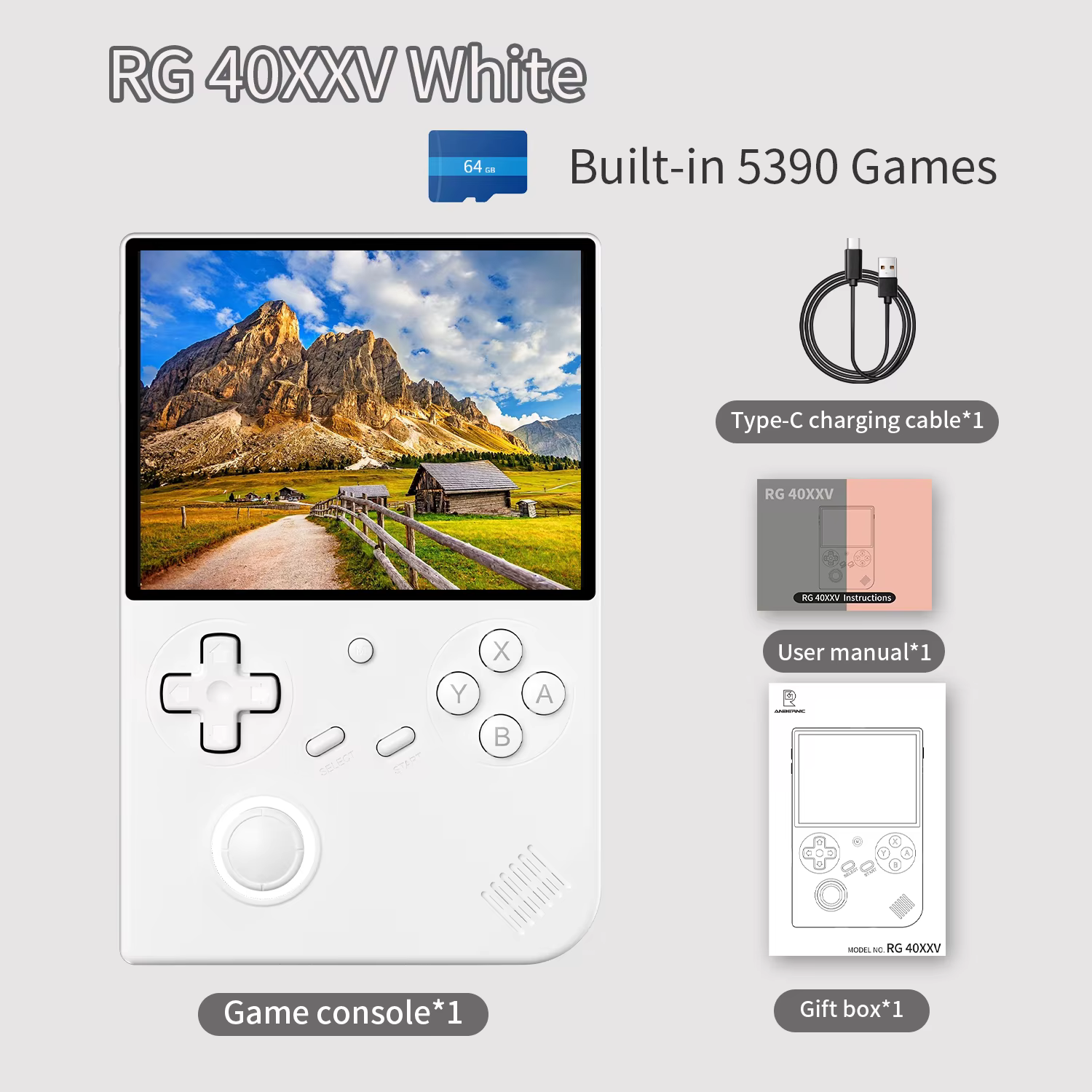 Anbernic RG 40XXV 4" Linux Handheld Game Console