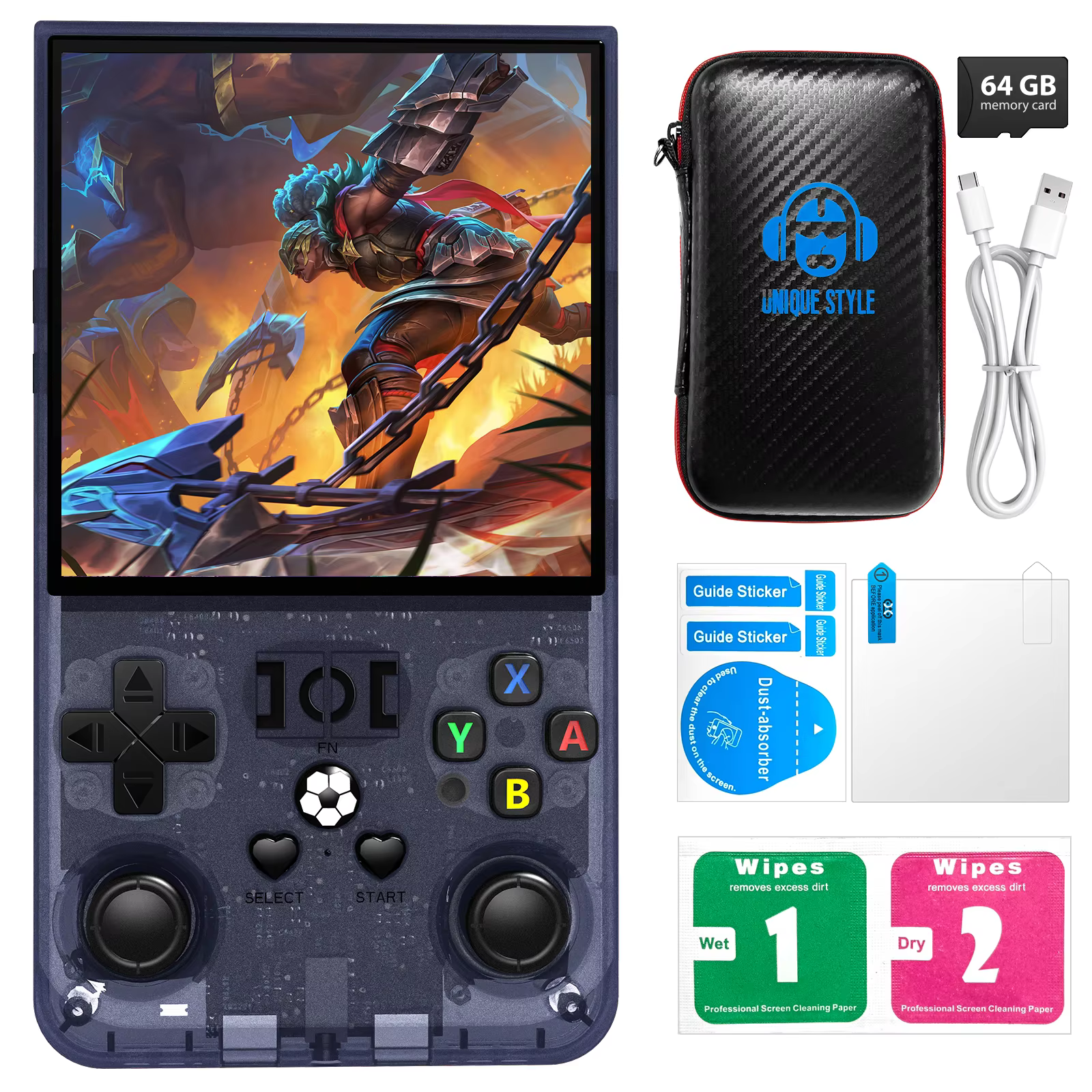 AISLPC RG46 Retro Handheld Game Console 4.0 IPS Screen