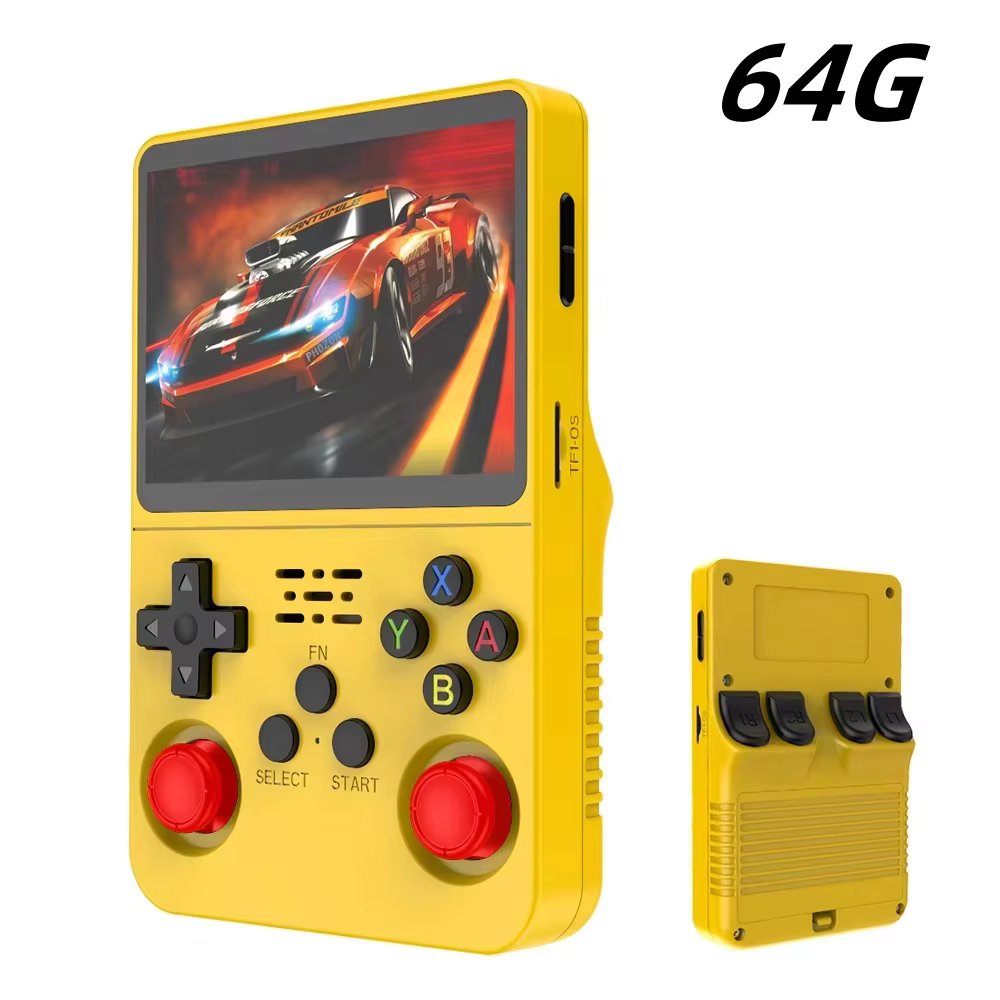 R36S Retro Handheld Game Player with 3.5" IPS Screen 64G/128G