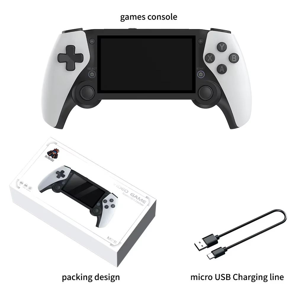 M25 Handheld Game Console 4.3" HD Dual Player 128G