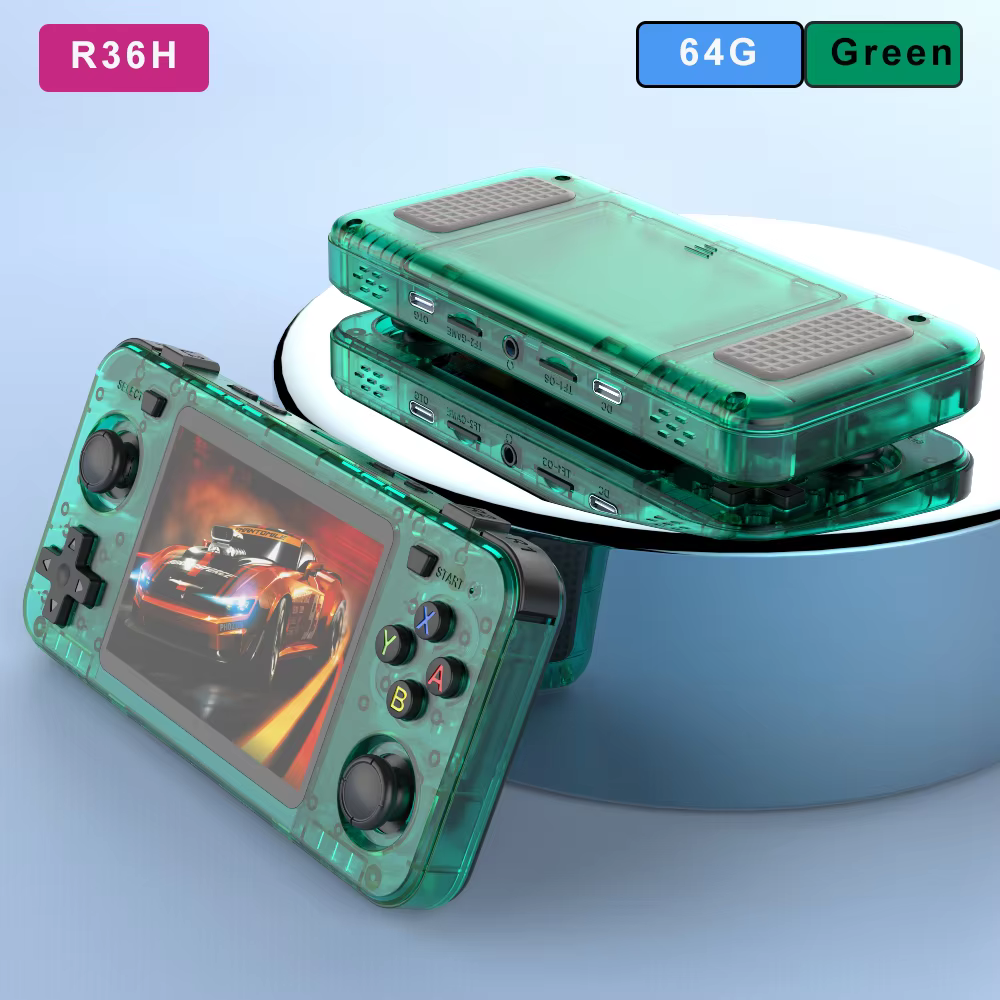 BOYHOM R36H Retro Game Console 3.5'' IPS RK3326