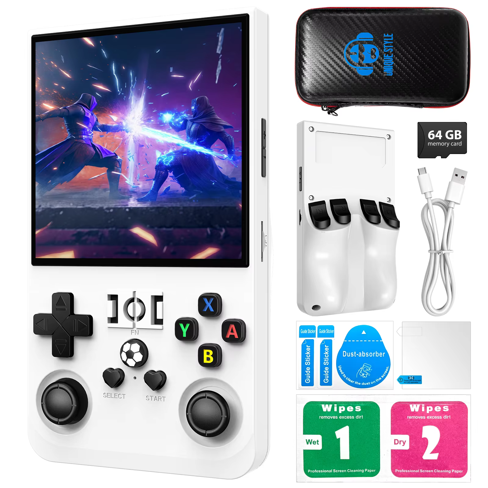 RG46 Retro Handheld Game Console 64/128GB Linux 4" IPS Screen