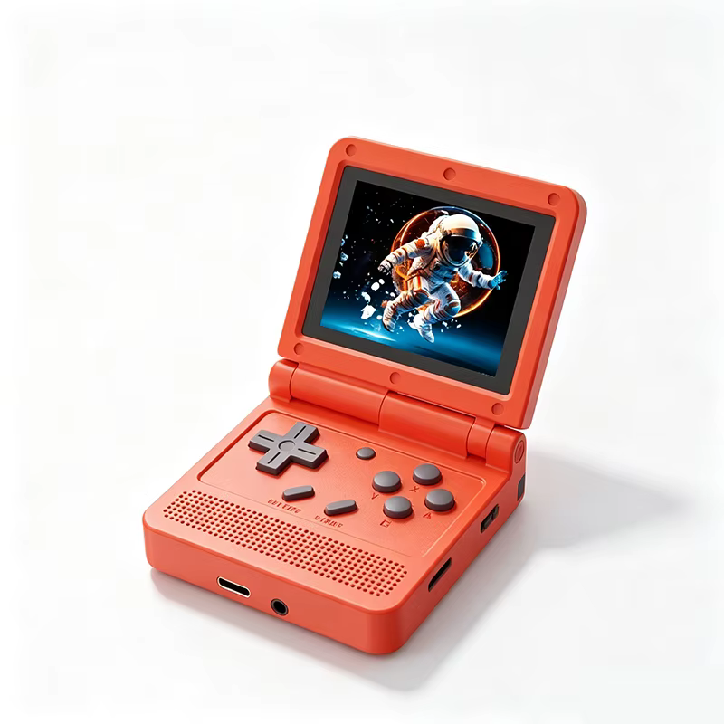DYNPLY V90 64 Bit Portable Retro Flip Game Console 3" IPS