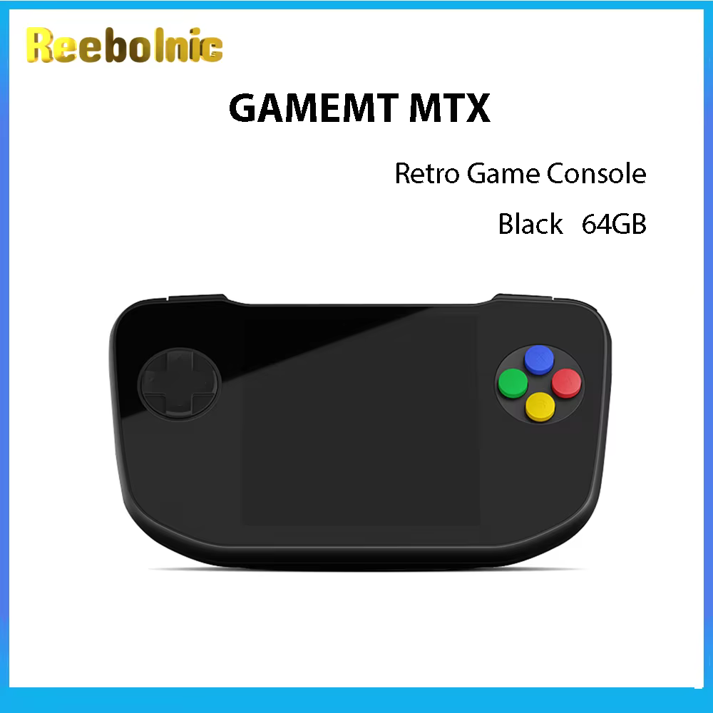 Reebolnic GAMEMT MTX Retro Handheld Console 3.95Inch